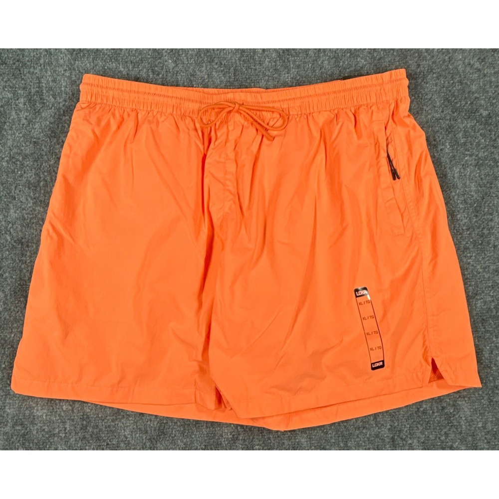 LCKR All Around 6 Inch Shorts Mens XL Orange Athletic Mesh Lined  Swim NWT
